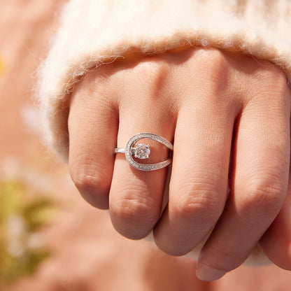 LumiLoop™ - Moissanite Wrap Ring