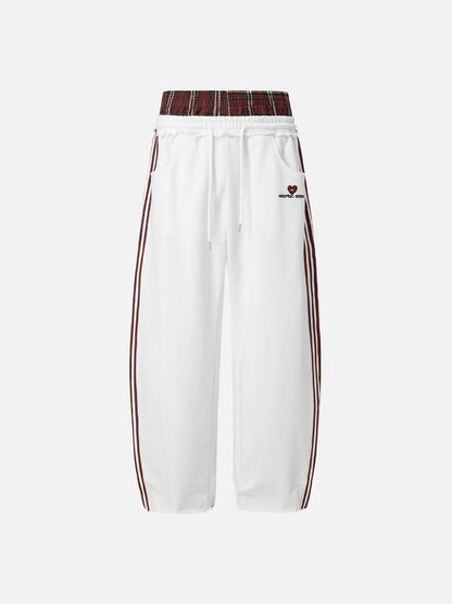 Double Waist Baggy Sweatpants