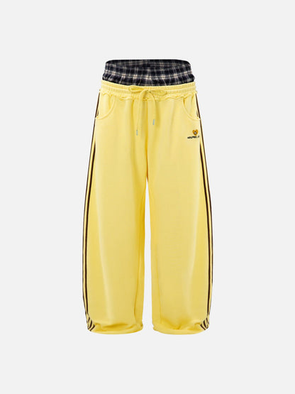Double Waist Baggy Sweatpants