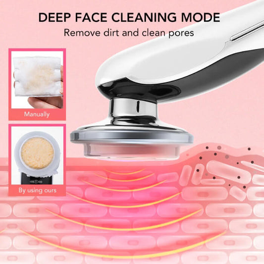 RF Microcurrent Face Lift Device, Red Light Therapy, Helps Reduce The Signs Of Aging
