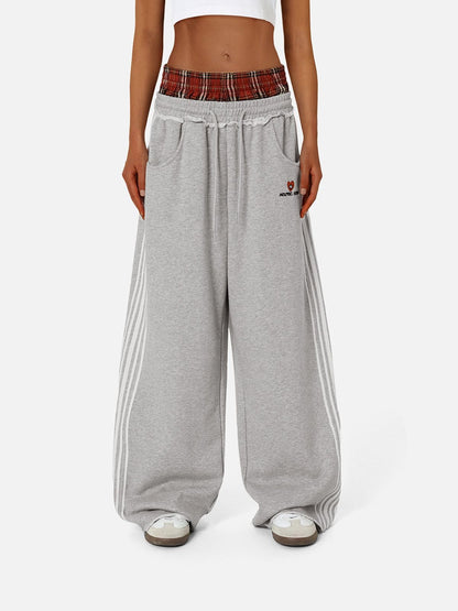 Double Waist Baggy Sweatpants
