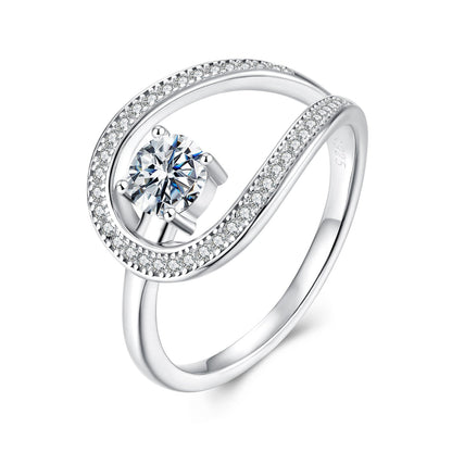 LumiLoop™ - Moissanite Wrap Ring
