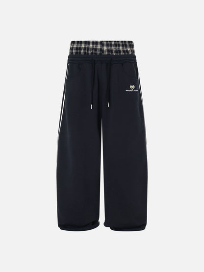 Double Waist Baggy Sweatpants