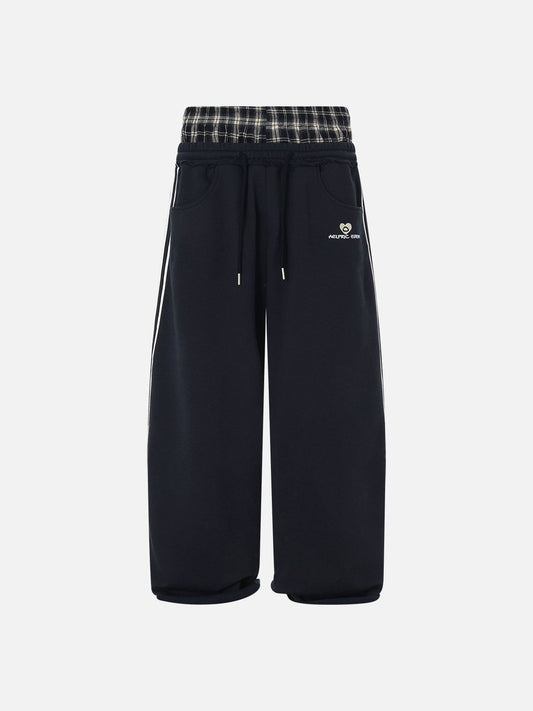 Double Waist Baggy Sweatpants