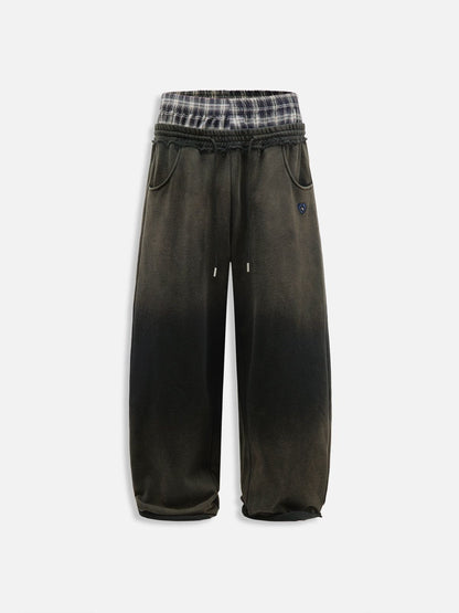 Double Waist Baggy Sweatpants