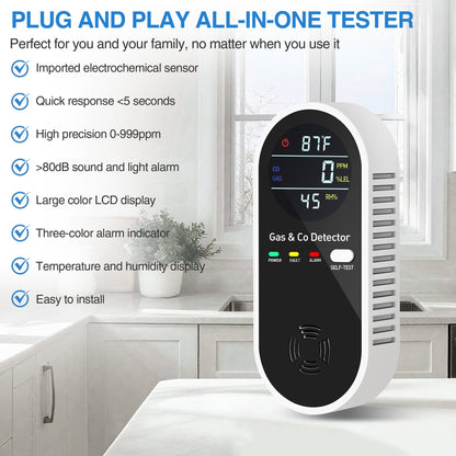 SafeSense™ - Smart Gas & CO Detector