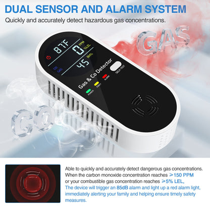 SafeSense™ - Smart Gas & CO Detector