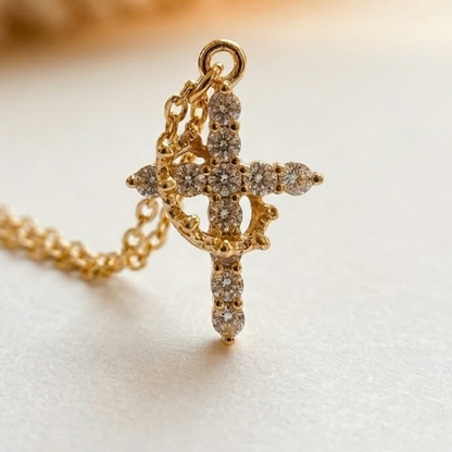 DIVINE™ Crystal Cross Necklace
