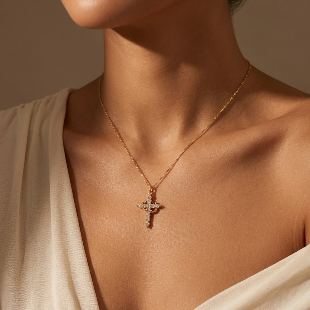DIVINE™ Crystal Cross Necklace