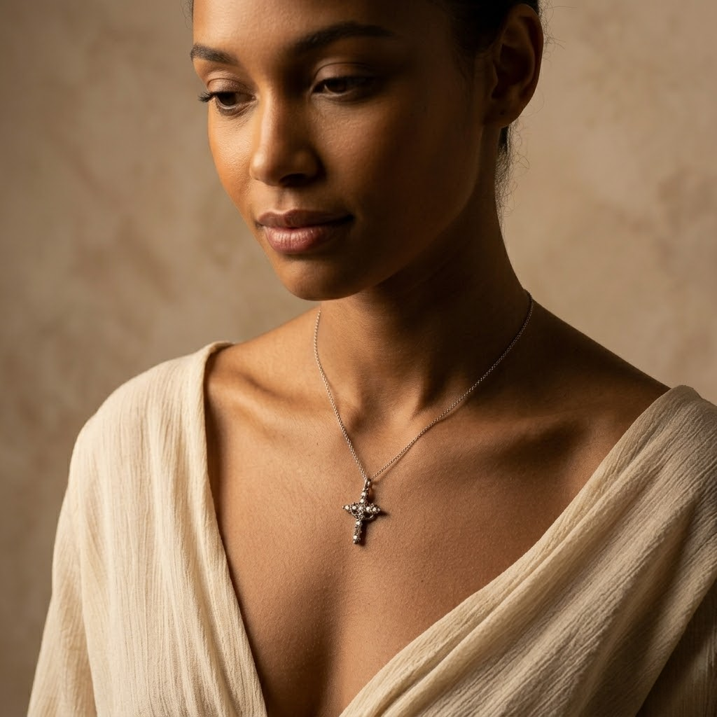DIVINE™ Crystal Cross Necklace