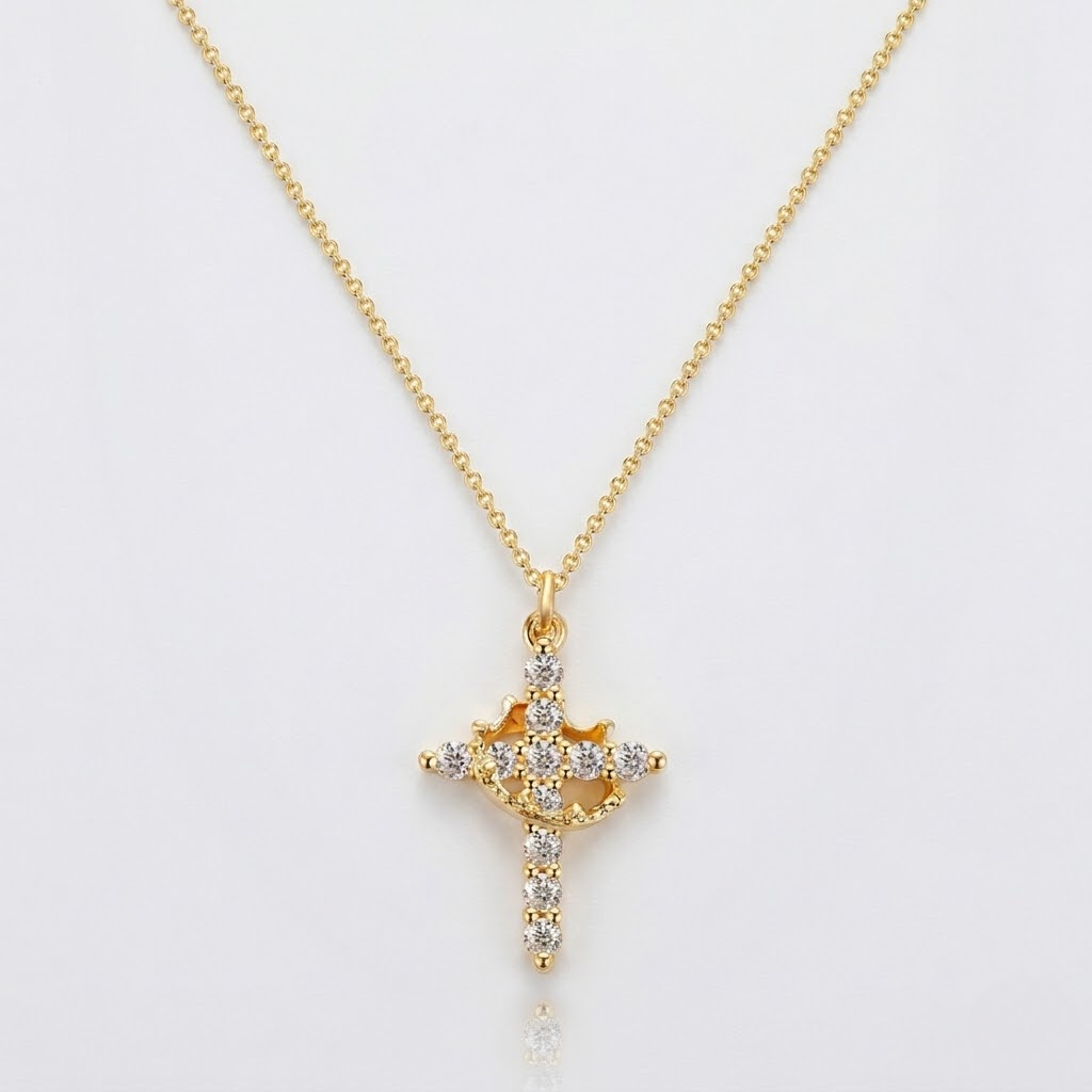 DIVINE™ Crystal Cross Necklace