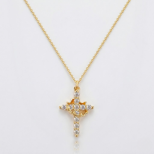 DIVINE™ Crystal Cross Necklace