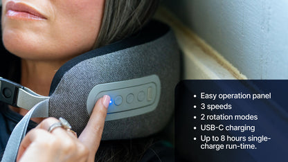 GhostBed Massaging Neck Pillow