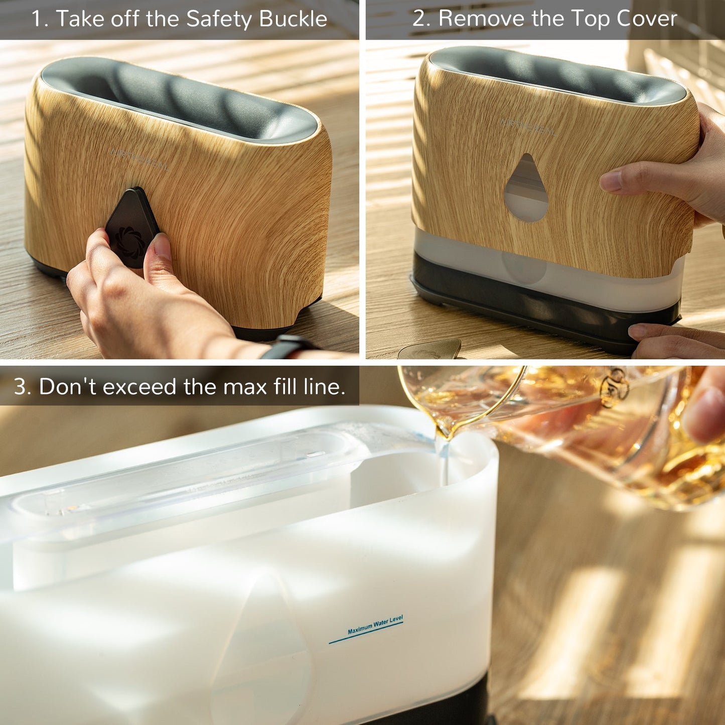 Ultrasonic Flame Diffuser