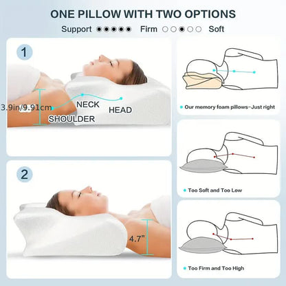 Butterfly Memory Foam Pillow – Neck & Arm Support Sleep
