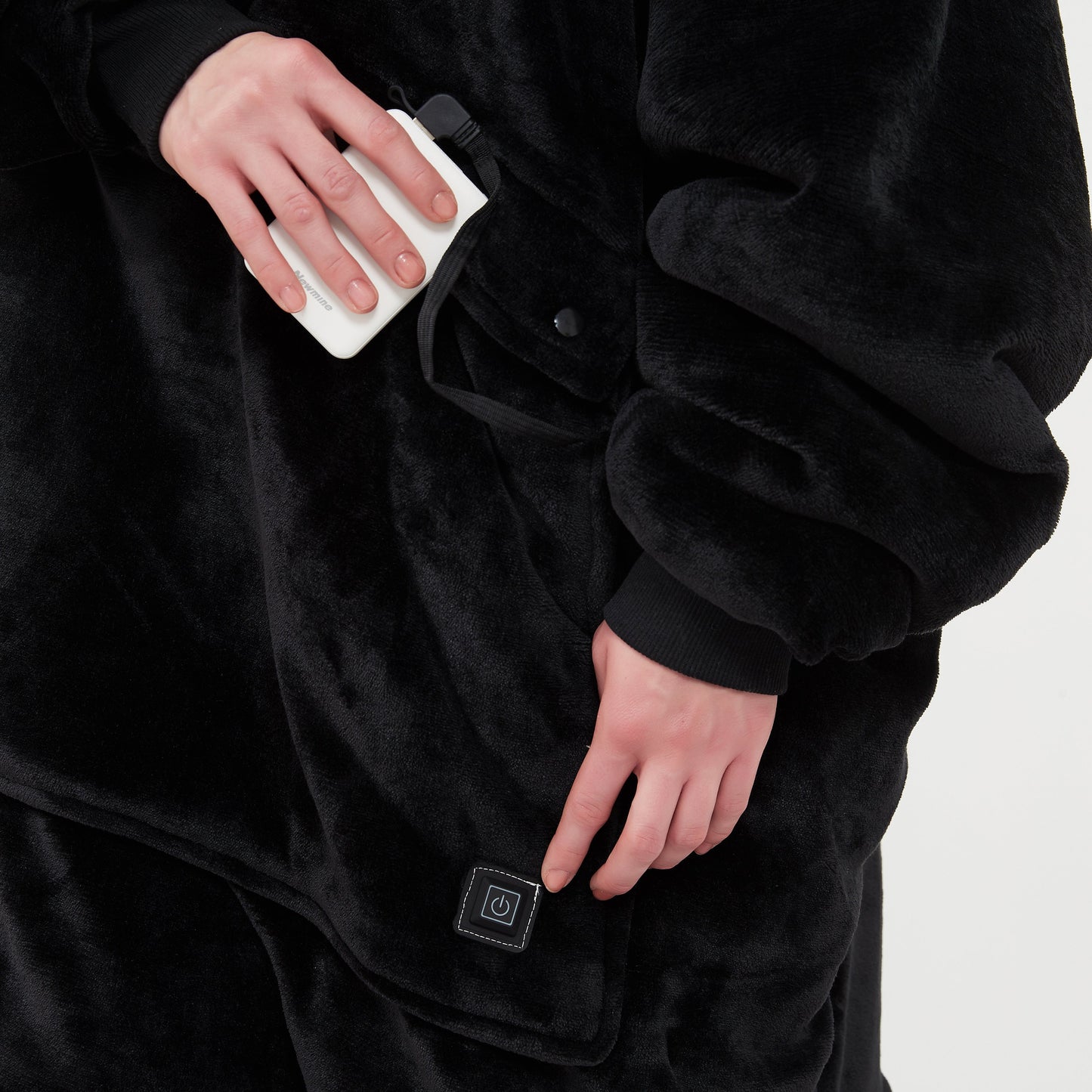 Cozy Heated Hoodie Blanket - Warm & Comfortable Wearable