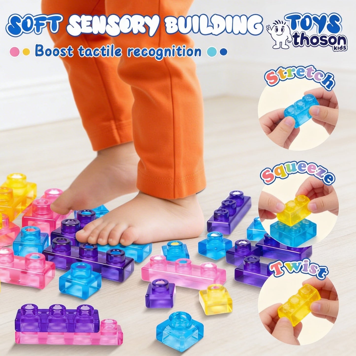 SensiBloc™ - Soft Build Toy Set
