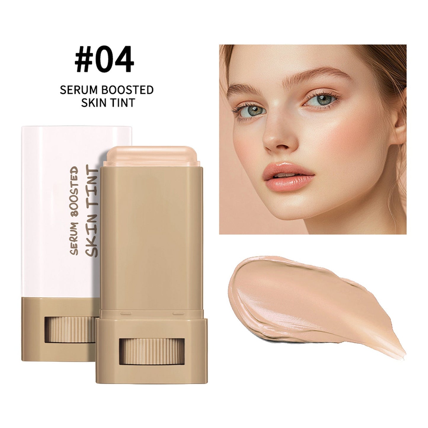 AuraGlow™ Serum-Boosted Beauty Balm